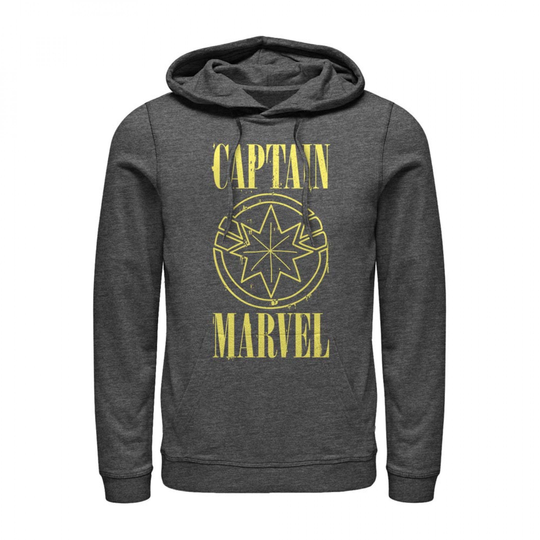 Marvel Captain Marvel Stained Star Symbol Hoodie
